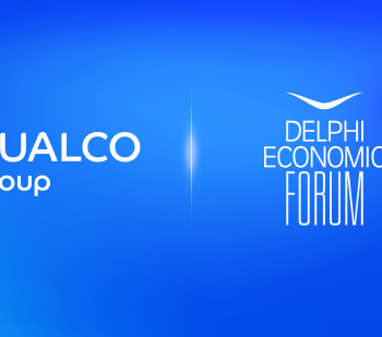 Qualco Group and Delphi Economic Forum Banner
